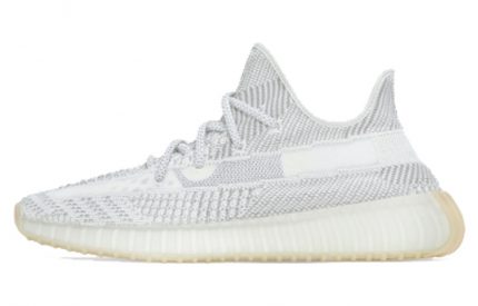 Adidas Originals Yeezy Boost 350 V2 Серый Angel 'Yeshaya' Дышащий Низкий Топ Повседневный Унисекс Серый Белый