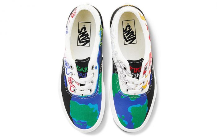 VANS Era Low Top Скейтборд Кроссовки Унисекс Черные — изображение 3