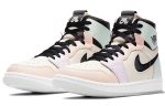 Jordan Air Jordan 1 High Zoom Air CMFT 'Пасха' Высокий Топ Винтажные Баскетбольные Кроссовки Женские Розовый Зеленый Фиолетовый — изображение 3