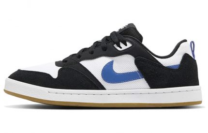 Nike SB Alleyoop Low Топ Скейтборд Кроссовки Мужские Черные Белые и Синие
