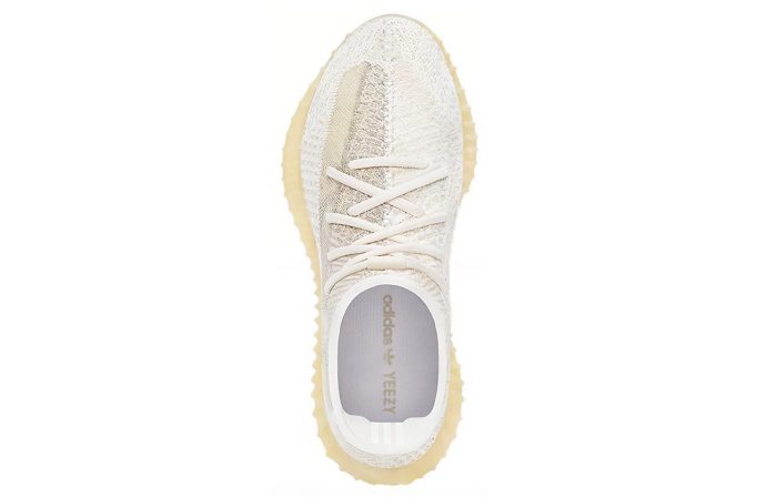 Adidas Originals Yeezy Boost 350 V2 'Natural' Slip Lightweight Low Top Casual Unisex Ecru — изображение 3