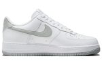 Nike Air Force 1 Low Топ Скейтборд Кроссовки Мужские Белые Серые — изображение 2