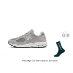 New Balance NB 2002R Амортизация Дышащий Поддерживающий Низкий Топ Беговые кроссовки Унисекс Наследственный серый — изображение 7