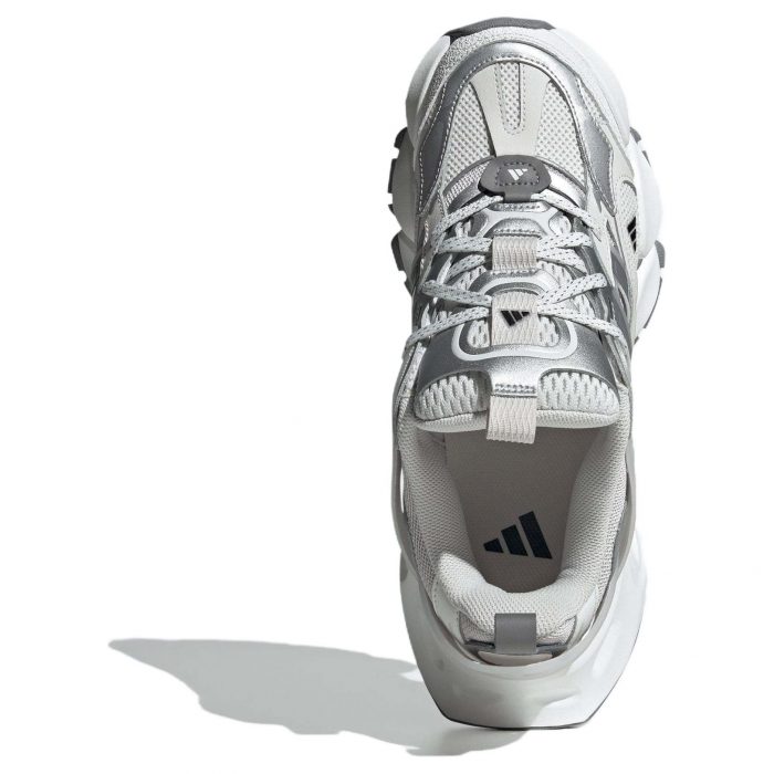 Adidas XLG RUNNER DELUXE Устойчивый к истиранию Низкий Топ Повседневные Городские Кроссовки для Коммуникативных Беговых Кроссовки Унисекс Серый Белый — изображение 5