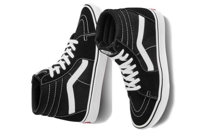 VANS SK8 Comfycush Высокие Кроссовки для скейтбординга Унисекс Черные — изображение 3