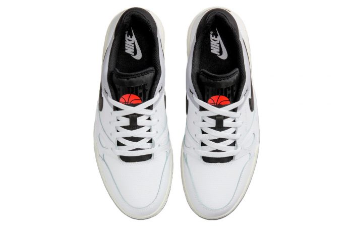 Nike Full Force Low Топ Скейтборд Кроссовки Мужские Белый Черный — изображение 4