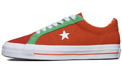 Конверс One Star Pro Slip Resistant Abrasion Resistant Легкий Низкий Топ Скейтборд Кроссовки Унисекс Оранжевый