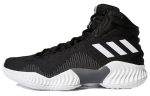 Adidas Pro Bounce 2018 Амортизаторы Slip-resistant MID Топ Баскетбольные кроссовки для игры Мужской Черный белый