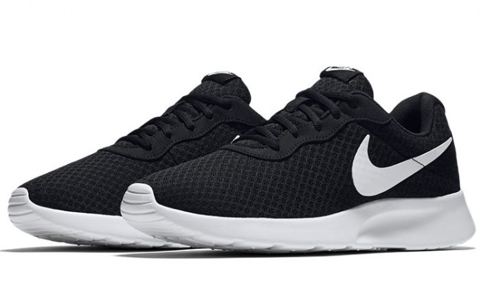 Nike Tanjun Low Топ Кэжуал Унисекс Черный And Белый Oreo — изображение 3