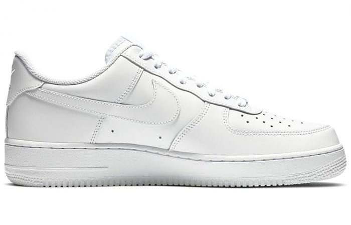 Nike Air FORCE 1 Low 07 Low Топ Скейтборд Кроссовки Мужские Белые — изображение 2