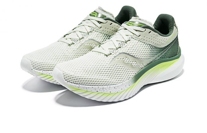 Saucony Kinvara Elite 14 Легкий Низкий Топ Тренировочные Беговые Кроссовки Унисекс Light Зеленый — изображение 3