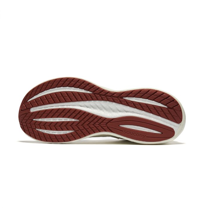 Saucony TRIUMPH Victory 22 Slip-Resistant и Abrasion-Resistant Coating Низкий Топ Беговые кроссовки Унисекс Бежево-коричневый — изображение 3