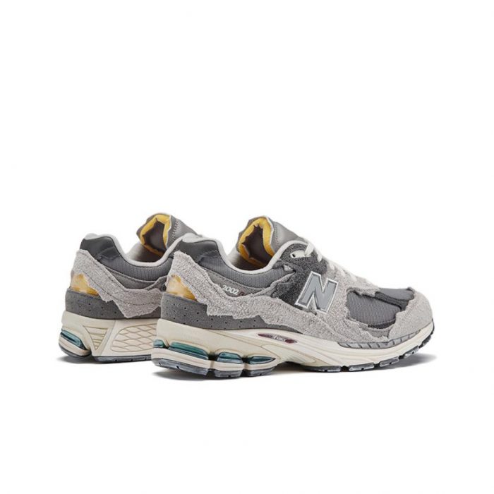 New Balance NB 2002R Low Топ Повседневные Беговые Кроссовки Унисекс Серый Rain — изображение 4