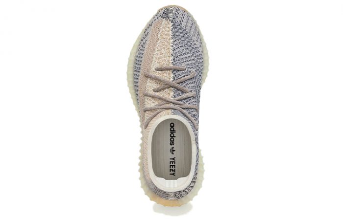 Adidas Originals Yeezy Boost 350 V2 'Пепельный Жемчужный' Низ Резистентный Низкий Топ Спортивная Повседневная Обувь Унисекс Бежевый Серый — изображение 4