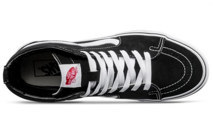 VANS SK8 High Топ Скейтборд Кроссовки Унисекс Черный Белый — изображение 4
