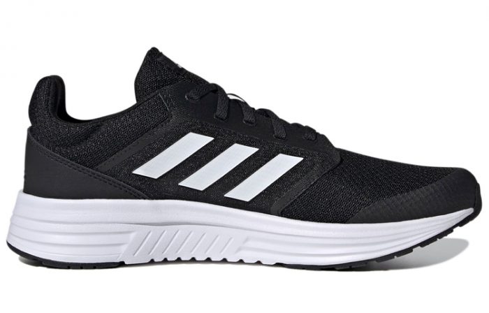 Adidas Galaxy 5 Дышащие Низкие Беговые Кроссовки Мужские Черно-Белые — изображение 2