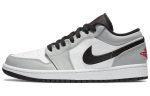 Jordan Air Jordan 1 'Свет Дым GREY' Низкие кеды Винтажные баскетбольные кроссовки Унисекс Дымчато-серый