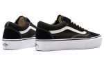 Vans Old Skool Collection Платформа Черный Белый Низкие Кроссовки для скейтбординга Унисекс Черный — изображение 5