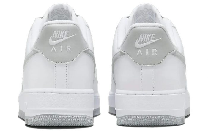 Nike Air Force 1 Low Топ Скейтборд Кроссовки Мужские Белые Серые — изображение 5