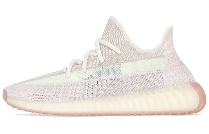 Adidas Originals Yeezy Boost 350 V2 Pink 'Citrin' Легкий Низкий Топ Спортивная Повседневная Обувь Унисекс — изображение 1