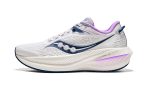 Saucony Triumph Victory 21 Низкий Топ Повседневная Обувь для Тренировок и Бег на Длинные дистанции Женская Белая Фиолетовая