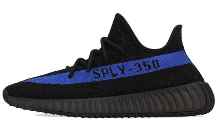 Adidas Originals Yeezy Boost 350 V2 Low Топ Городской Коммутирование Беговые кроссовки Унисекс Черный Синий