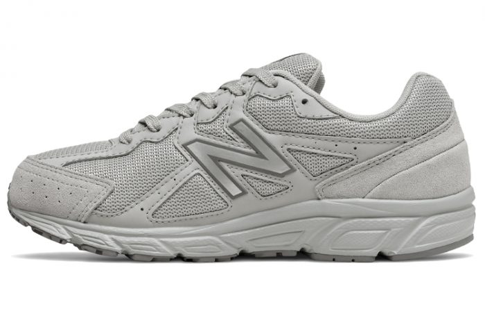 New Balance NB 480 Устойчивый к истиранию MID Топ Повседневные Городские Кроссовки для Коммуникативных Беговых Кроссовки Женские Серые — изображение 1