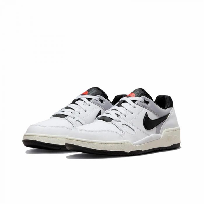 Nike Full Force Low Топ Скейтборд Кроссовки Мужские Белый Черный — изображение 9