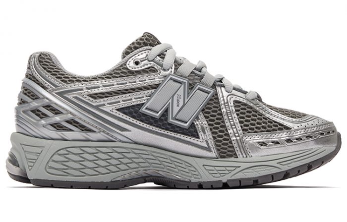 New Balance NB 1906R Амортизация Дышащий Поддерживающий Низкий Топ Беговые кроссовки Унисекс Серебристо-серый — изображение 2