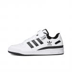Adidas Originals FORUM Низкие Аbrasion-Resistant Low Top Скейтборд Кроссовки Унисекс Белый Черный — изображение 7