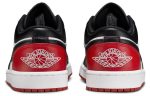 Jordan Air Jordan 1 Low 'Bred Toe' Устойчивый к истиранию Низкий Топ Винтажные Баскетбольные Кроссовки Мужские Bred Toe — изображение 5