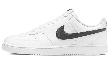 Nike Court Vision 1 Slip-Resistant Abrasion-Resistant Low-Top Skateboard Shoes Men's White Найк Корт Вижн 1 Slip-Resistant Abrasion-Resistant Низкие Кеды для Скейтбординга Мужские Белые