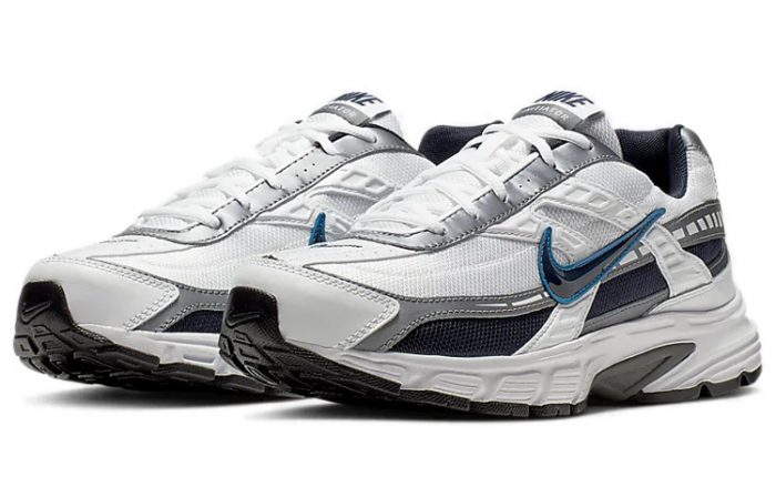 Nike Initiator Амортизация Низкий Топ Повседневный Городской Коммутер Беговые кроссовки Мужские Белый Синий — изображение 3