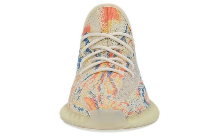 Adidas Originals Yeezy Boost 350 V2 Graymon 'MX Oat' Низкий Топ Casual Унисекс Желтый Смешанный Цвет — изображение 3