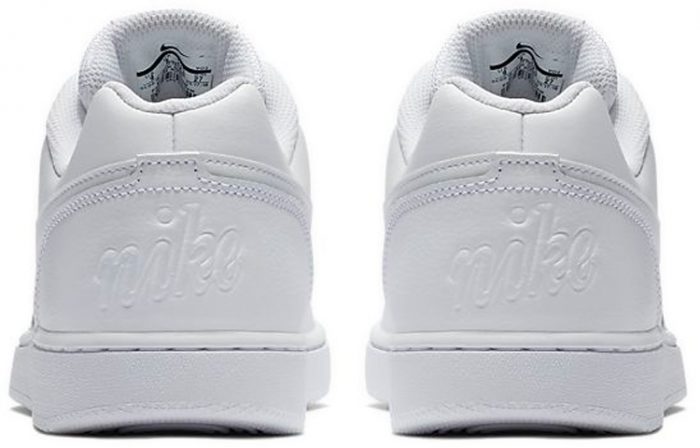 Nike EBERNON Low Топ Скейтборд Кроссовки Мужские Чисто Белые — изображение 5
