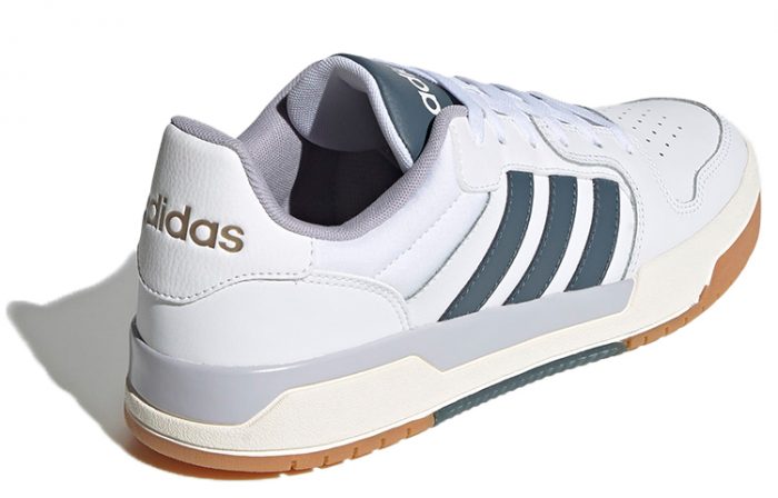 ADIDAS NEO ENTRAP Низкие Кроссовки для скейтбординга Унисекс Белый Серый — изображение 4