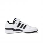 Adidas Originals FORUM Низкие Аbrasion-Resistant Low Top Скейтборд Кроссовки Унисекс Белый Черный — изображение 8