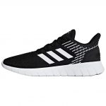 Adidas Asweerun Slip-resistant Abrasion-resistant Low Top Casual City Commute Running Shoes Men's Black White