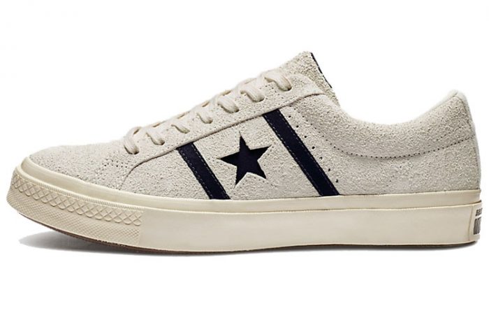 Конверс ONE STAR Non Slip Легкий Низкий Топ Скейтборд Кроссовки Унисекс Серый Белый — изображение 2