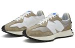 New Balance NB 327 Устойчивый к истиранию Дышащий Низкий Топ Повседневная Городская Коммутерская Беговая Обувь Унисекс Коричневый Серый Белый — изображение 3
