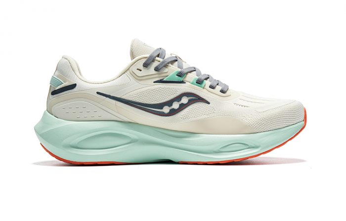 Saucony Phoenix Inferno Firebird 3 Амортизация Низкий Топ Тренировочные Спринт Беговые Кроссовки Унисекс Бежевый Серый Зеленый — изображение 2