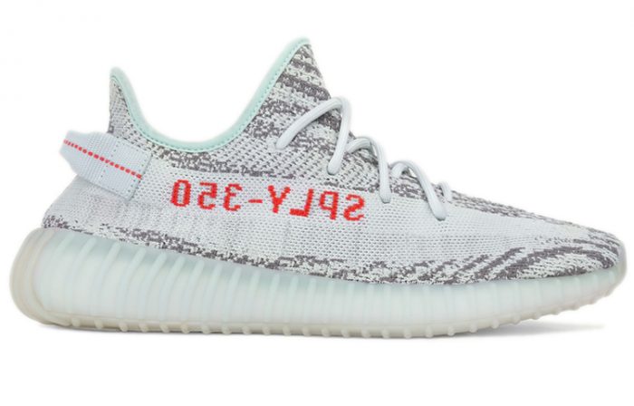 Adidas Originals Yeezy Boost 350 V2 'Синий Tint' Methane Hydrate Low Топ Кэжуал Унисекс Ледяной синий Выпуск 2017 года — изображение 2