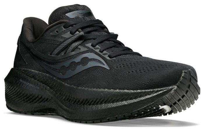 Saucony Triumph Victory 20 Low Топ Тренировки Спринт Беговые кроссовки Мужской Черный — изображение 3