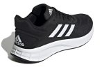 Adidas Duramo 10 Амортизация Дышащий Легкий Низкий Топ Повседневные Тренировочные Беговые Кроссовки Мужские Черный Белый — изображение 4