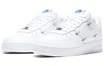 Nike Air Force 1 07 LX 'Chrome Luxe' Низкие кроссовки для скейтбординга Женские Белые Синие — изображение 3