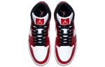 Jordan Air Jordan 1 MID 'Чикаго' MID Топ Винтажные баскетбольные кроссовки Мужской Красный белый черный — изображение 4