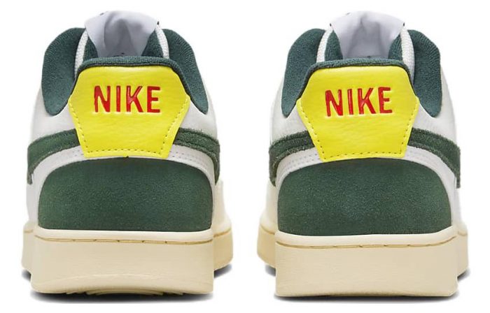 Nike Court Vision 1 Low Топ Скейтборд Кроссовки Унисекс Парус Белый Зеленый — изображение 5
