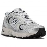 New Balance NB 530 Low Топ Беговые кроссовки Унисекс Экрю Серебряный — изображение 10