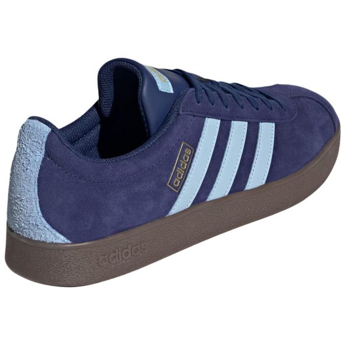 Adidas VL Court 2,0 Low Топ Скейтборд Кроссовки Унисекс Синий — изображение 4