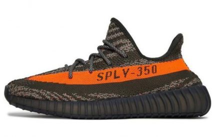 Adidas Originals Yeezy Boost 350 V2 Low Топ Casual Унисекс Серый Оранжевый